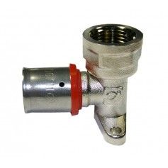 Codo Rosca Hembra con Soporte Multicapa 20x1/2