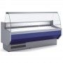 Vitrina Expositora Refrigerada Cristal Curvo Fondo 940 MM por 1,5 Metros de Largo Docriluc