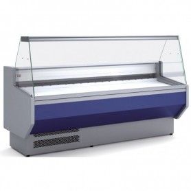 Vitrina Expositora Refrigerada Cristal Recto Fondo 940 MM por 1 Metro de Largo Docriluc