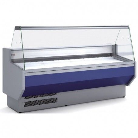 Vitrina Expositora Refrigerada Cristal Recto Fondo 940 MM por 1 Metro de Largo Docriluc