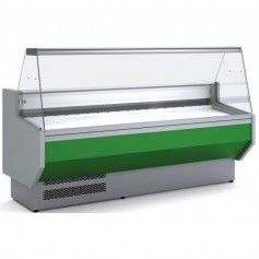 Vitrina Expositora Refrigerada Cristal Recto Fondo 940 MM por 1 Metro de Largo Docriluc