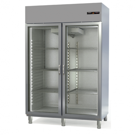 Armario Gastronorm refrigeración Speed Puertas en Cristal - largo 1,35 Metros Docriluc