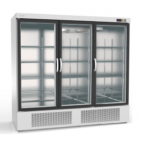 Expositor refrigeración DEBC-2003 Apertura reversible - largo 2,05 metros Blanco Docriluc