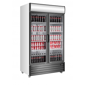 Armario expositor refrigerado de bebidas puertas abatibles EXPO 1000 TN Fred