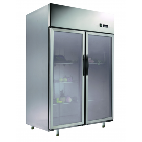 Armario expositor de congelación AE-GN 1400 BT INOX Fred