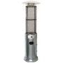 Estufa Exterior redonda para terrazas de 11 kw columna Inox