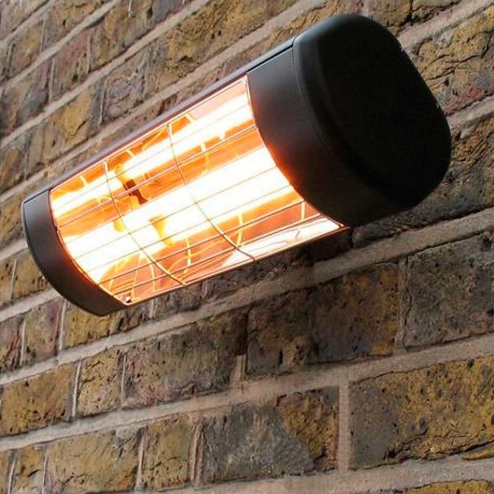 Calefactor eléctrico de exterior VICTORY HLW 20 Negro 2 Kw Calefactor eléctrico de exterior VICTORY HLW 20 Negro 2 Kw