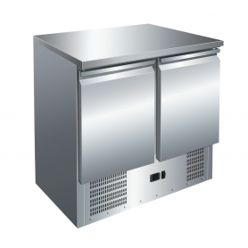 Mesa fría GN1/1 2 Puertas Refrigerada Compacta de 900 x700 x860h mm PEKIN