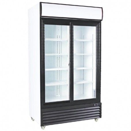 Armario expositor refrigerado de 1000 litros 2 Puertas Correderas de Vidrio PEKIN