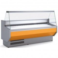 Vitrina Expositora Refrigerada Cristal Recto Fondo 1100 MM por 3 Metro de Largo Docriluc