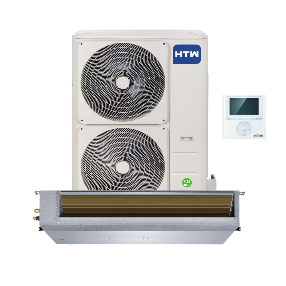 KLIMAIRE Bomba de calor de aire acondicionado PTHP de 12,000 BTU con  calentador eléctrico de 3,5 KW - 230V