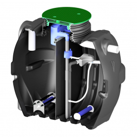 Depuradora de oxidación total Acticlever 122 2000 L