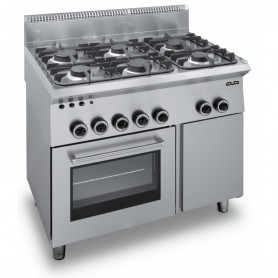 Cocina A Gas 6 Fuegos Con Horno A Gas G6SFA65 SMART 650