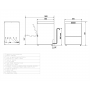 Lavavajillas industrial SMEG ECOLINE cesta 50x50 cm con bomba de desagüe